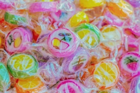 Colorful candy material poster picture wallpaper