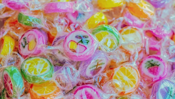 Colorful candy material poster picture wallpaper