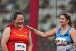 Wang Zheng women's hammer throw silver medal