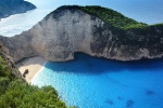Zakynthos Shipwreck Bay scenery picture desktop wallpaper