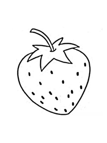 草莓简笔画