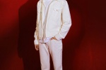 Wang Junkai handsome photo pictures in white denim suit