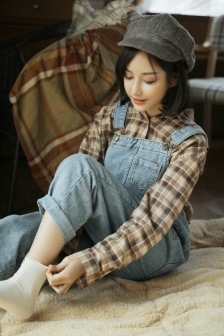 可爱美女小清新复古风写真照