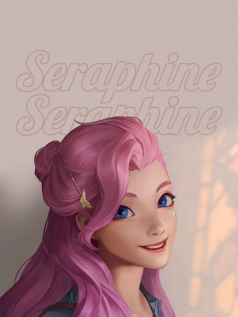 Seraphine creative mobile wallpaper