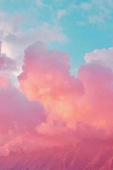Pink and purple clouds beautiful mobile wallpaper picture