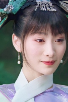 安陵容旗头装古风头像