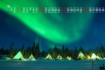 July 2021 Green Aurora Desktop Calendar Wallpaper