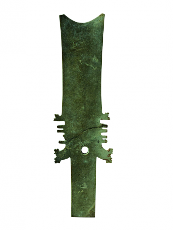 Jade display at Sanxingdui Pottery Museum
