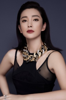 李冰冰吊帶短裙黑絲長腿寫真