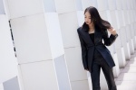 Song Qian cool and sexy leather clothes fashion and sexy pictures and photos