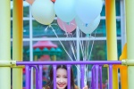 Sun Yi's childlike rainbow birthday photo shoot