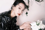 Song Qian's elegant embroidered gauze skirt sexy pictures and photos