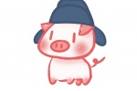 Cute pink pig mobile wallpaper
