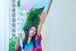 Sun Yi's childlike rainbow birthday photo shoot