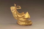 三星堆遗址绝美黄金面具展示