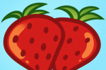 草莓簡筆畫圖片