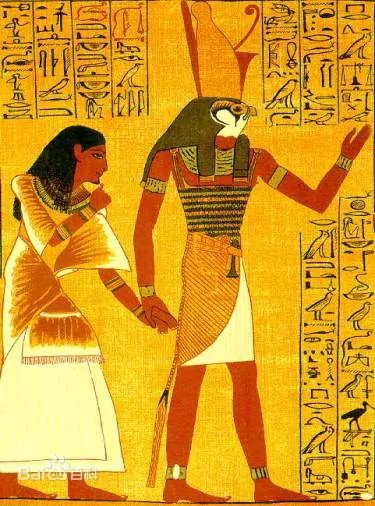 古埃及荷鲁斯神组图