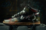 Nike high-top Dunk Batman customized high-definition picture