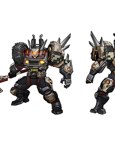 King of Glory Dian Wei Iron Heart skin details display