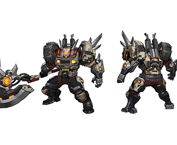 王者荣耀典韦铁甲之心皮肤细节展示