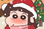 蠟筆小新聖誕節情侶頭像圖片