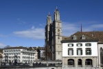 瑞士苏黎世大教堂图片桌面壁纸