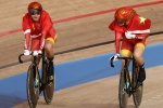 中国队女子场地自行车赛夺金