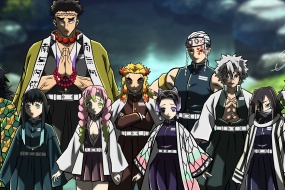 Demon Slayer: Blade Pillar HD computer wallpaper