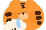 超萌小老虎卡通頭像