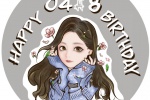 Jessica's birthday cartoon avatar