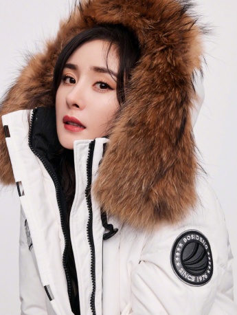 Yang Mi down jacket endorsement poster picture