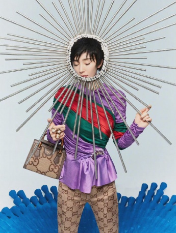 Yang Mi's Bazaar Men's Cover Photo Pictures