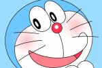 蓝色哆啦A梦卡通手机壁纸
