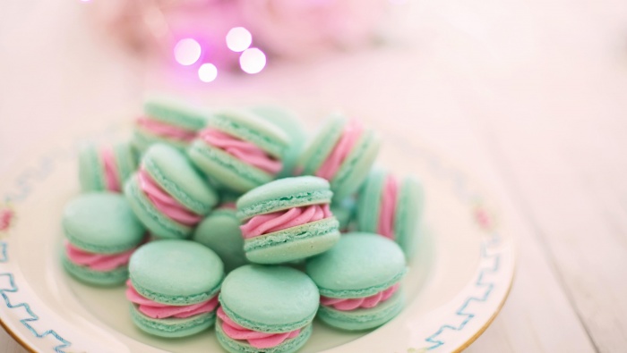 可口的马卡龙图片桌面壁纸