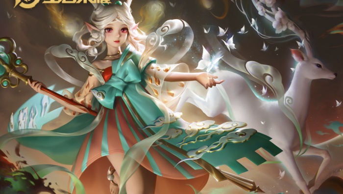 King of Glory Yao meets the Divine Deer HD desktop wallpaper