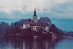 Slovenia Lake Bled Castle pictures desktop wallpaper