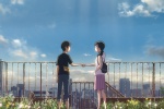 Makoto Shinkai anime aesthetic computer wallpaper