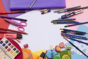 Painting pen and paint material picture wallpaper