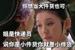 姐是快递员说你是小件货你就是小件货（你想当大件货也可）