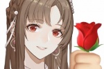 Absolutely interpret the protagonist's avatar with flowers