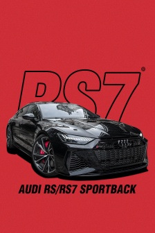 Audi RS7 theme creative mobile wallpaper