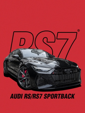 奥迪RS7主题创意手机壁纸