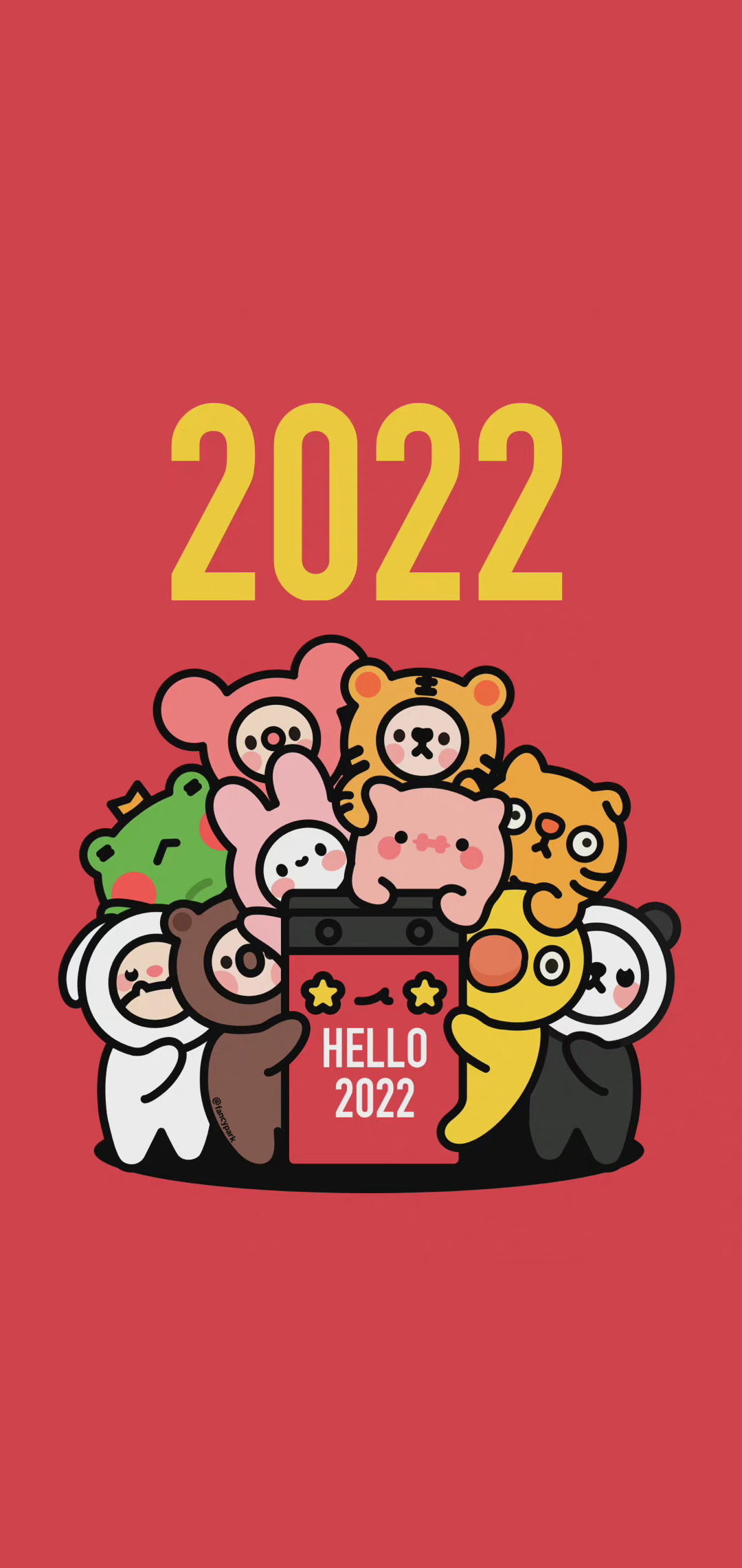 2022新年喜庆手机壁纸