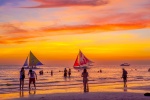 Beautiful Boracay sunset scenery pictures desktop wallpaper