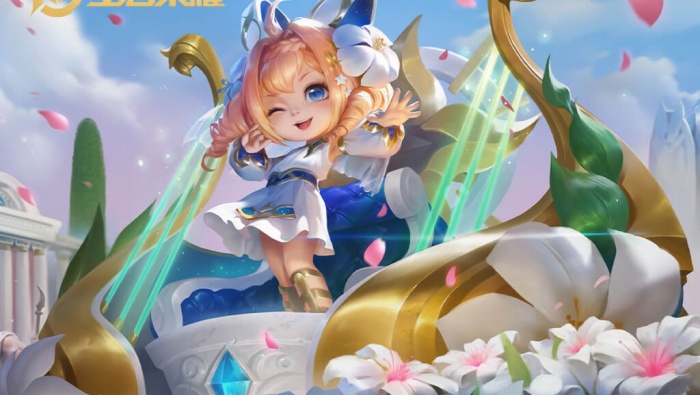 Glory of the King Cai Wenji Starry Bard HD Desktop Wallpaper