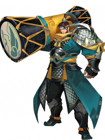 王者荣耀苏烈千军破阵皮肤细节展示