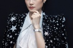 Li Yuchun fashion photo in starry black and white suit