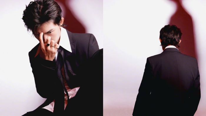 易烊千玺氛围感帅气写真壁纸