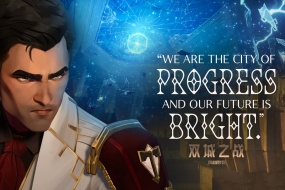 《League of Legends: Battle of Two Cities》Jace Wallpaper