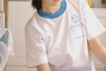 HD uniform photo of a student girl wearing sportswear